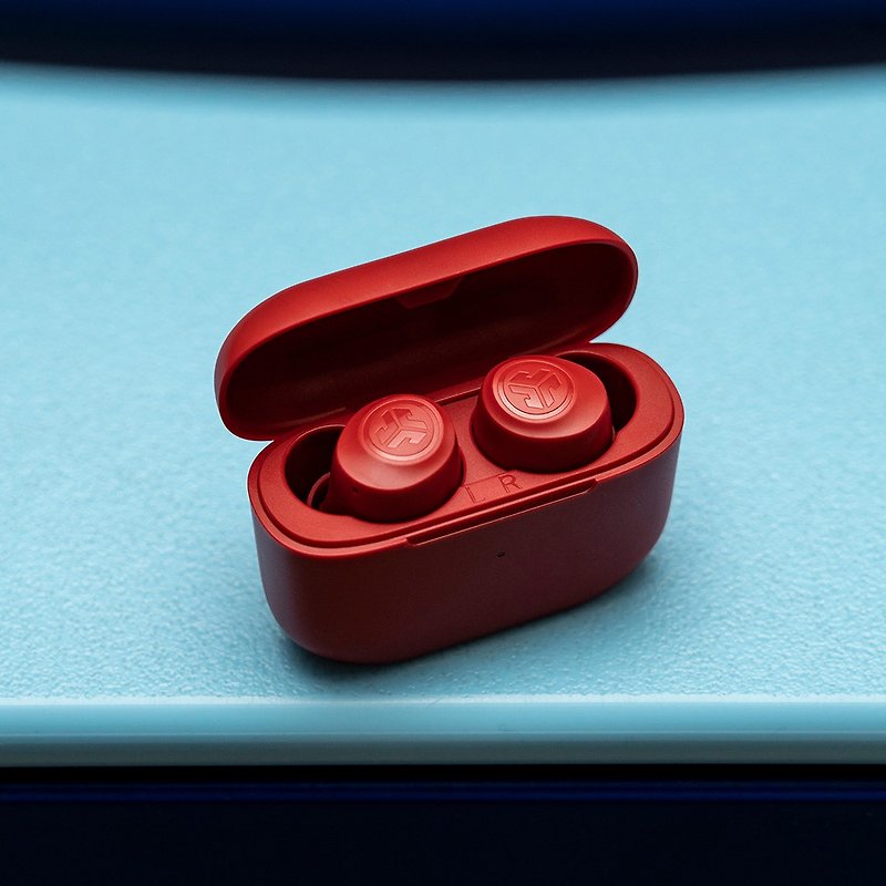 【JLab】 Go Air POP 真无线蓝牙耳机-樱桃红 - 耳机 - 塑料 红色