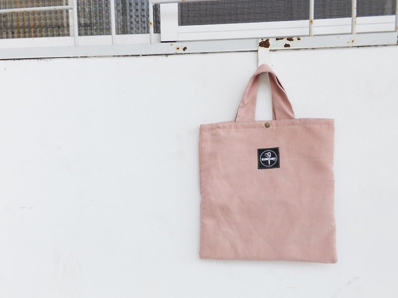 秋冬质感麂皮手提袋 / 浅粉色 - 手提包/手提袋 - 其他材质 粉红色