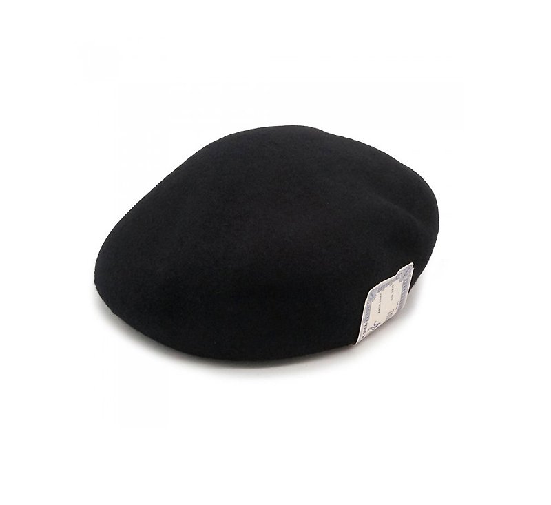 H.W.Dog&Co.Basic Beret羊毛贝雷帽款(黑) - 帽子 - 羊毛 黑色