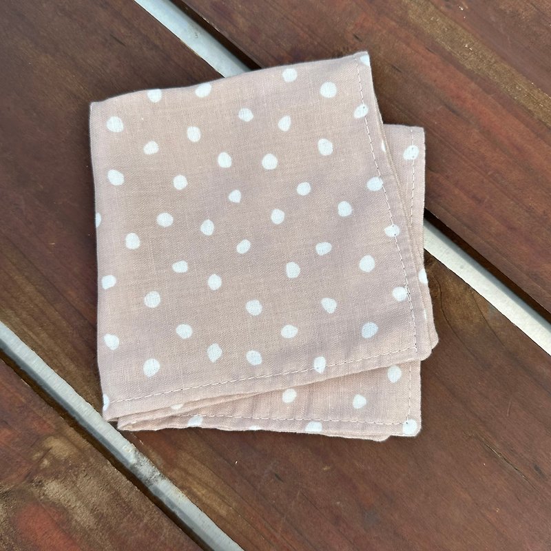日本四层纱手帕 - 手帕/方巾 - 棉．麻 粉红色