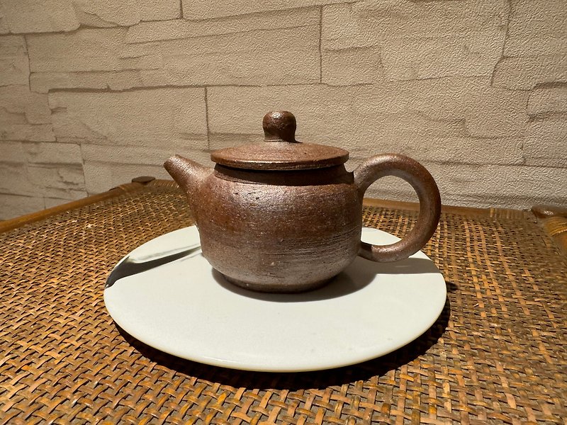 原土茶壶 - 茶具/茶杯 - 陶 咖啡色