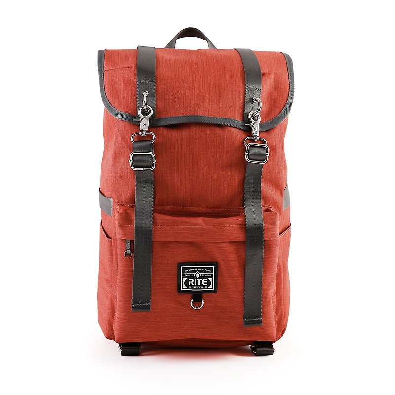 2016RITE 军袋包(L)║毛呢橘║ - 后背包/双肩包 - 防水材质 红色