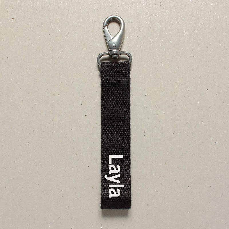 可定制 钥匙圈 共17色 可买空白 多个特价 - 神秘黑 - 钥匙链/钥匙包 - 聚酯纤维 黑色