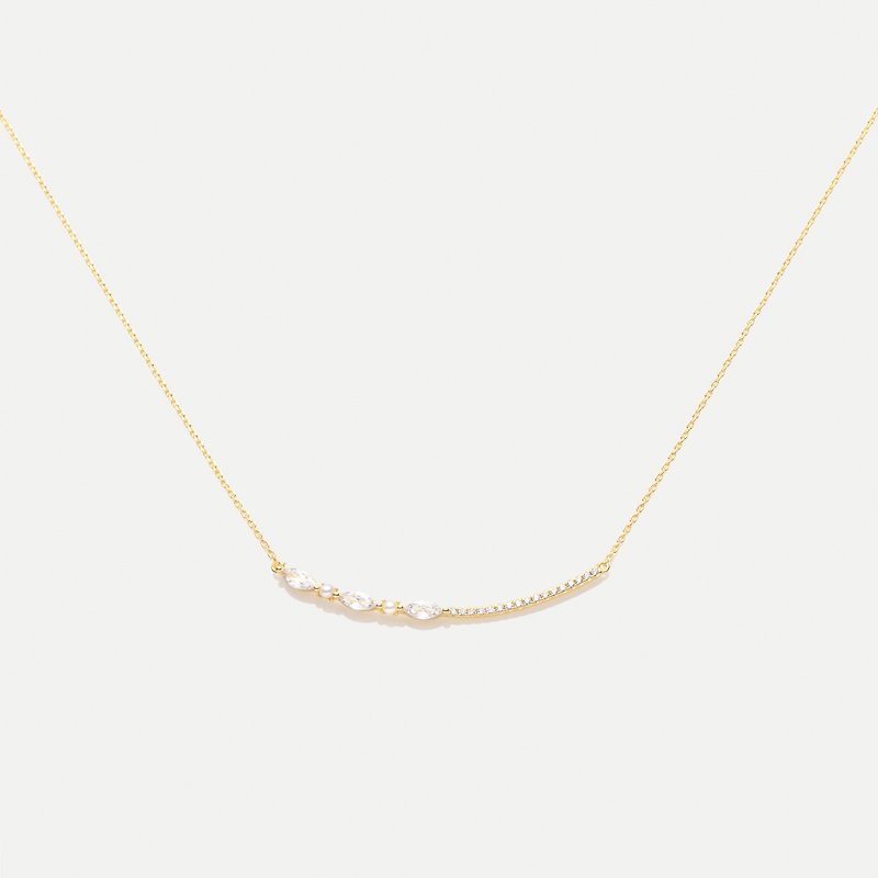 知性闪耀 / Eleonore Necklace - 项链 - 铜/黄铜 金色