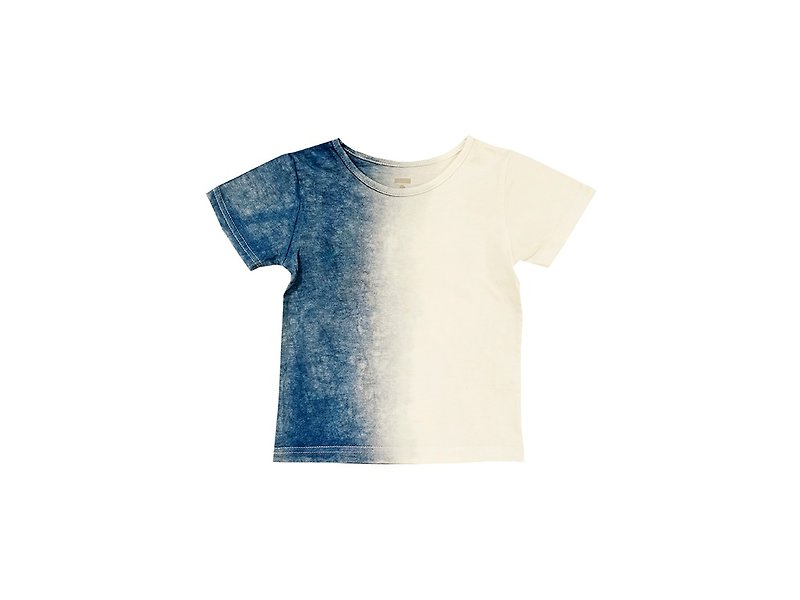 I.A.N Children's 天然染 蓝染 童装 半渐层手染T恤 Organic Cotton - 其他 - 棉．麻 蓝色