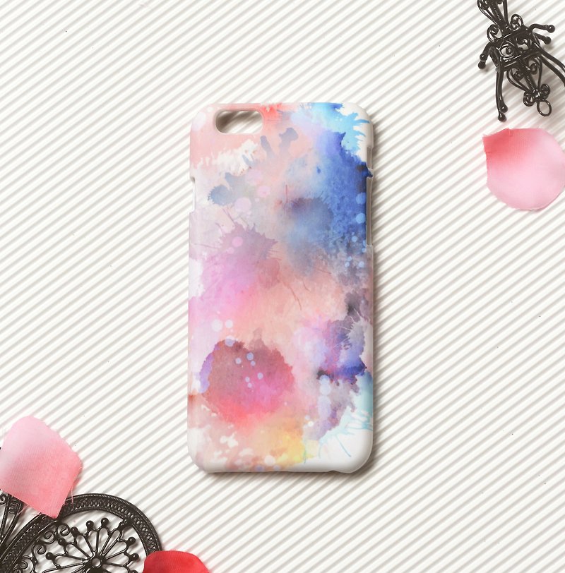 心情泼墨-iPhone原创手机壳/保护套 - 手机壳/手机套 - 塑料 紫色