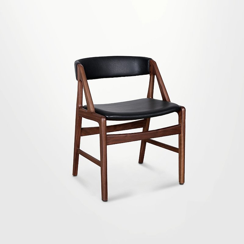 Jazz 北美胡桃木扶手椅 阅读椅 实木餐椅 - 椅子/沙发 - 木头 