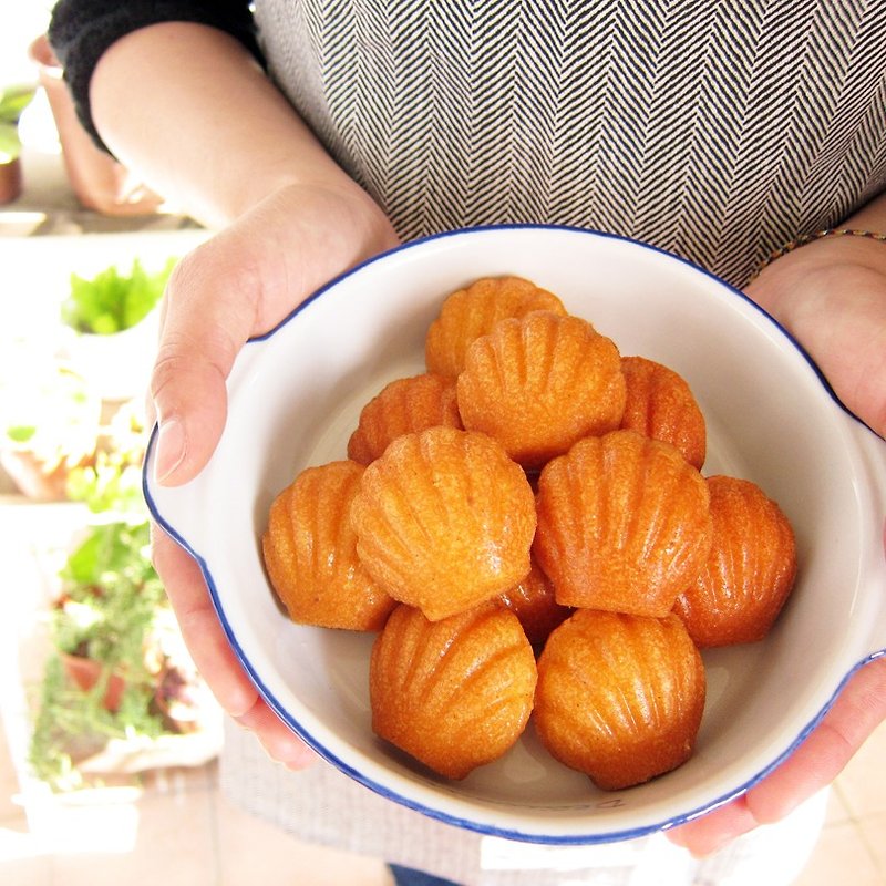 小圆贝 - 香草玛德莲  -  6 包 (盒) - 蛋糕/甜点 - 新鲜食材 橘色