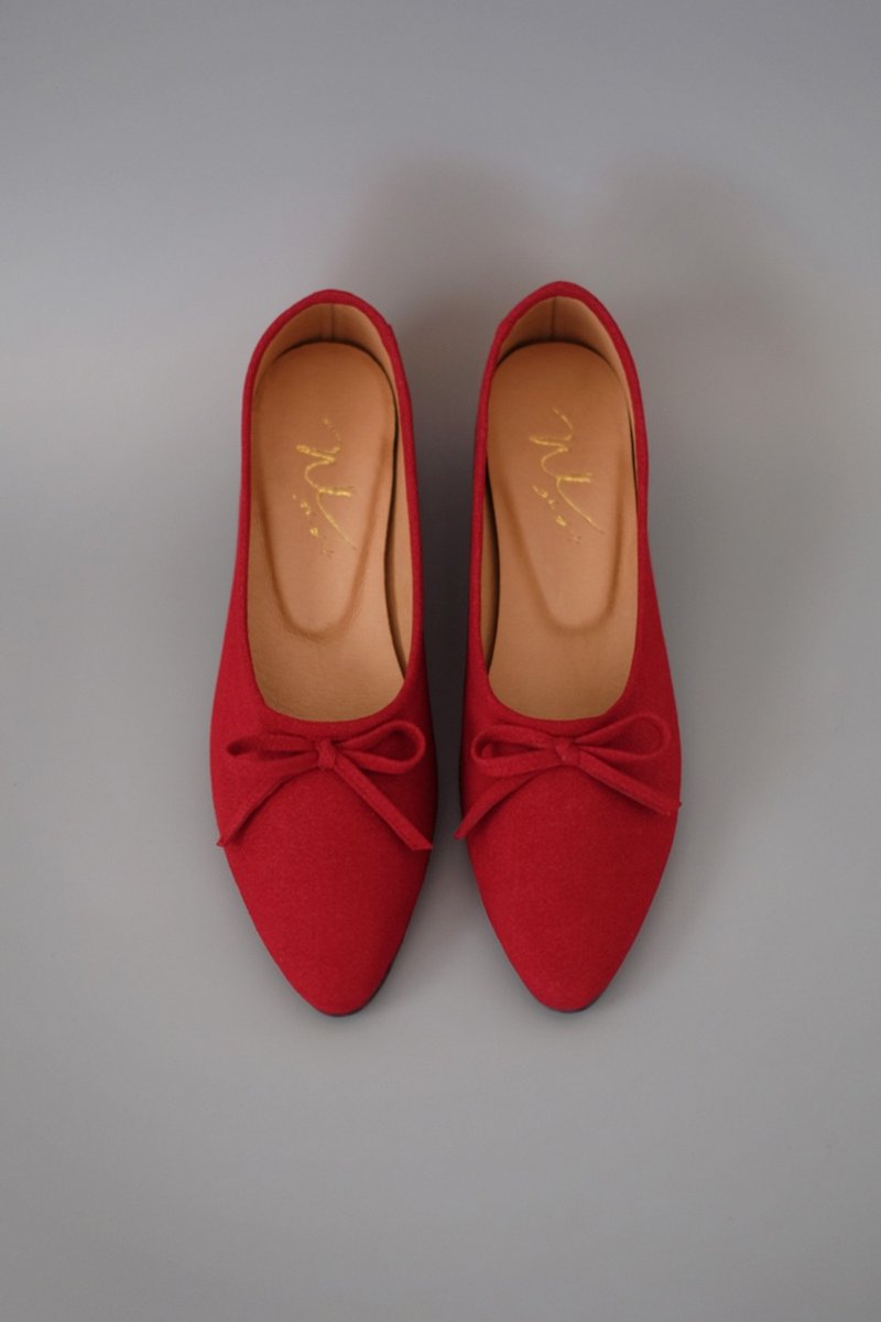 Gloves Ballet (舞蹈红) Heels 超柔版  | WL - 高跟鞋 - 其他人造纤维 红色