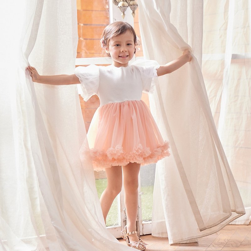 梦幻洋装系列-菲比手作棉花糖 - 童装礼服/连衣裙 - 聚酯纤维 粉红色