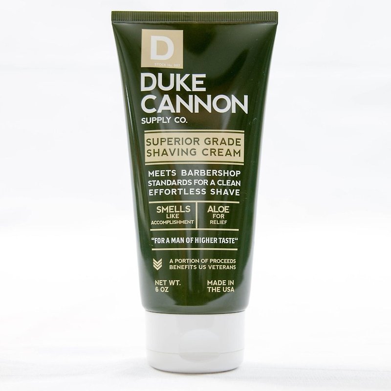 Duke Cannon 报告长官 刮胡霜 - 脸部清洁/卸妆用品 - 植物．花 绿色