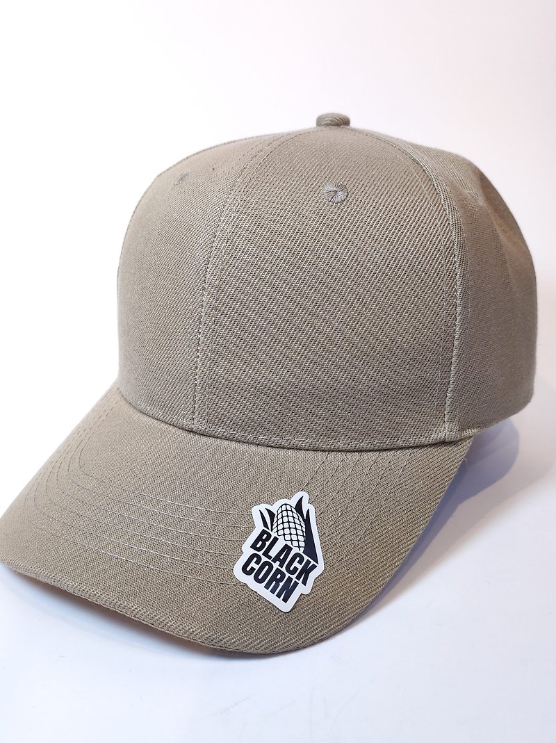 CAPTAIN CURVED ADJUSTABLE CAP 棉质弧形可调节帽 (纯色)GP23052 - 帽子 - 棉．麻 卡其色