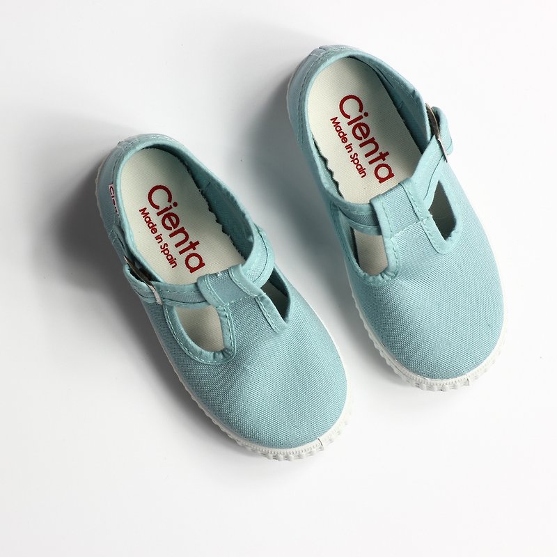 西班牙国民帆布鞋 CIENTA 51000 50淡蓝色 幼童、小童尺寸 - 童装鞋 - 棉．麻 蓝色