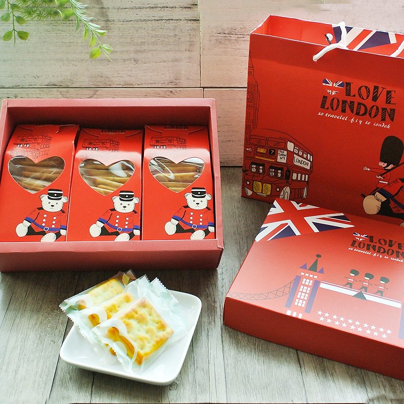 礼盒 牛奶糖饼干  30片装 - 零食/点心 - 新鲜食材 红色