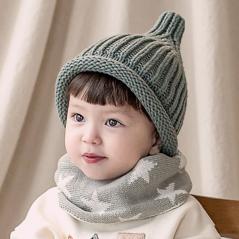 Happy Prince 韩国制 New Twinkle保暖双面婴儿童围脖围巾围兜 - 围嘴/口水巾 - 棉．麻 多色
