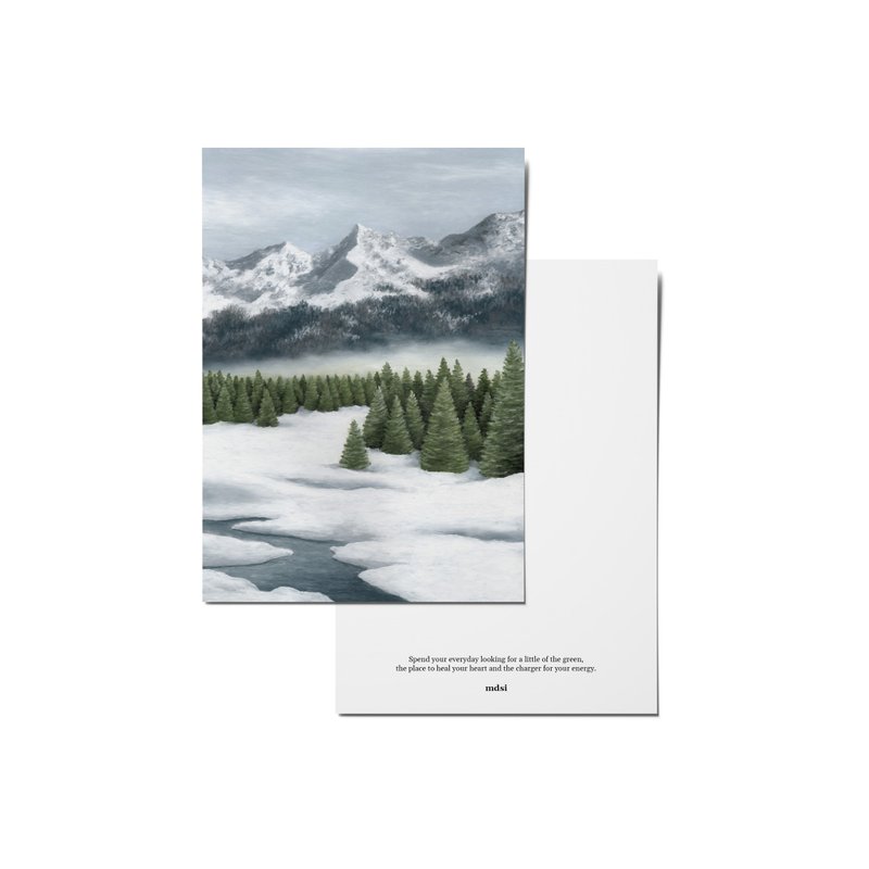 winter frost - postcard & poster - 卡片/明信片 - 纸 