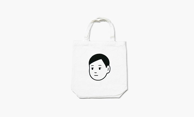 NORITAKE - INSIGHT BOY Tote Bag - 侧背包/斜挎包 - 棉．麻 白色