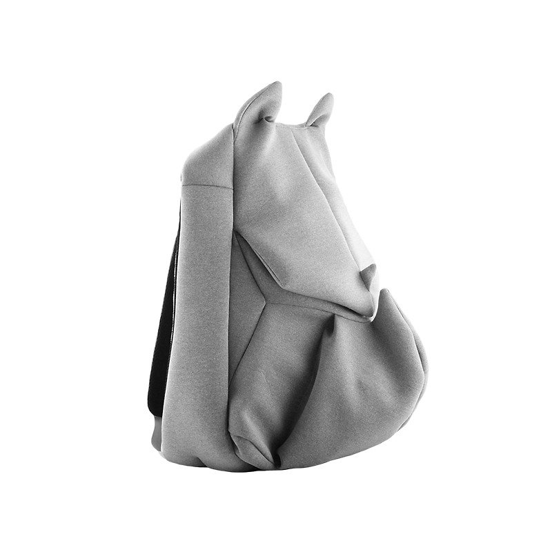 ORIBAGU 折纸包_灰犀牛 后背包 - 后背包/双肩包 - 其他材质 灰色