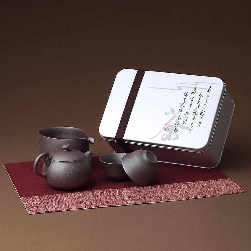 陶作坊｜茶便当(岩矿) - 茶具/茶杯 - 陶 咖啡色