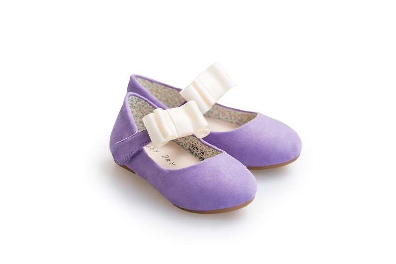 Baby Day经典梦幻娃娃鞋-优雅紫 - 童装鞋 - 真皮 紫色
