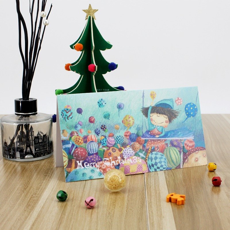 stephy果果欢乐派对 圣诞贺卡 S-GC002 - 卡片/明信片 - 纸 