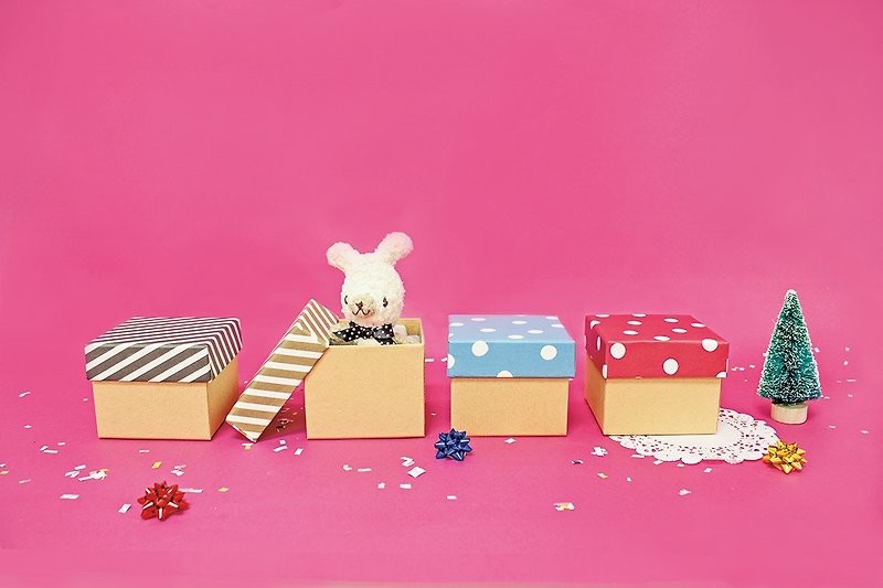 幾何風 禮物盒S - 包装材料 - 纸 多色