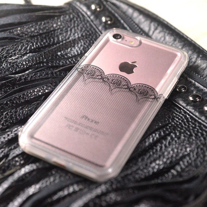 【兔女郎的性感丝袜】   iPhone手机壳 - 手机壳/手机套 - 塑料 黑色