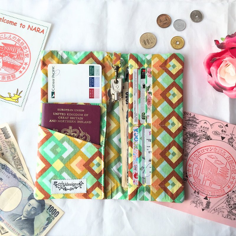 PPL02 - 皮革旅游证件套 钱包 收纳 - 皮夹/钱包 - 真皮 咖啡色