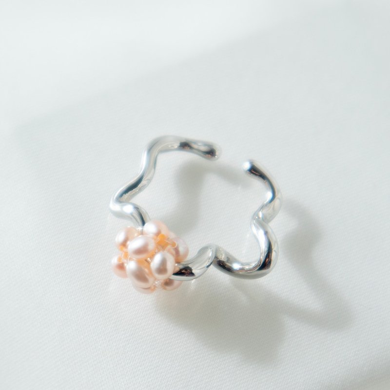 Bonbon 珍珠耳环 - 耳环/耳夹 - 珍珠 粉红色