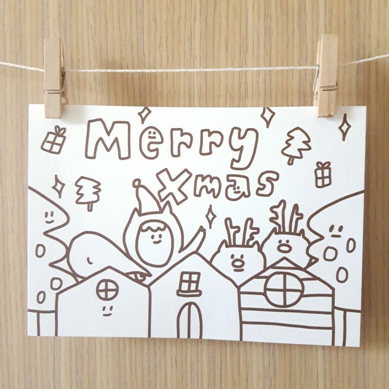 Ning's圣诞节卡#5 - 卡片/明信片 - 纸 