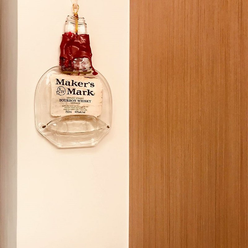 Makers Mark 美格波本威士忌 挂饰摆件 - 吊饰 - 玻璃 