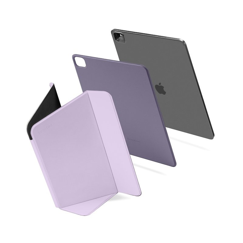 Tomtoc 磁吸双面夹 紫 适用10.9寸 iPad Air / 11寸 iPad Pro - 平板/电脑保护壳 - 人造皮革 紫色