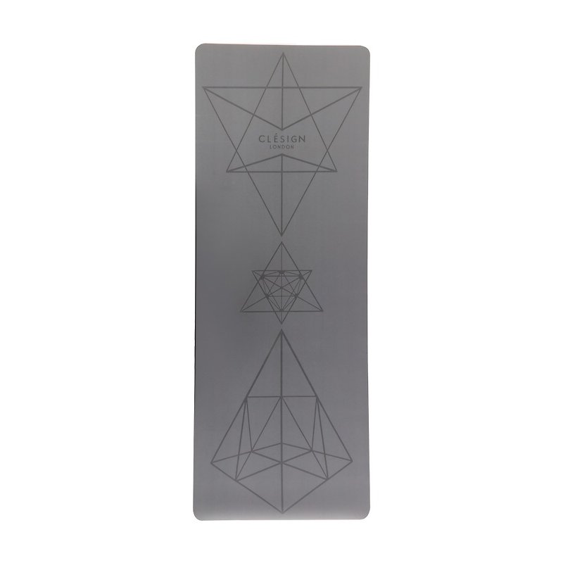【Clesign】COCO Pro Yoga Mat 瑜珈垫 4.5mm - Pure Gray - 瑜珈垫 - 其他材质 灰色