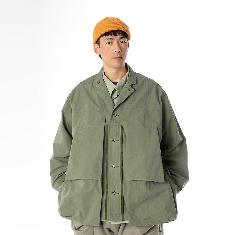 Deformation Layer Multi-pocket Jacket 变形层多袋夹克 - 男装外套 - 聚酯纤维 