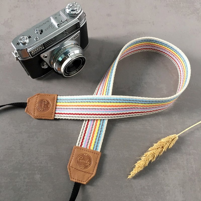Rainbow 2  Mirrorless or DSLR Camera Strap - 相机 - 棉．麻 多色