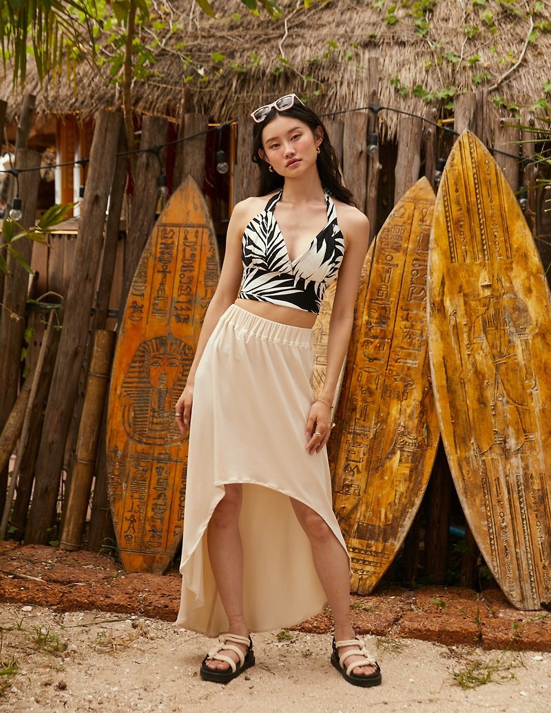 Coconut Tropical - Coco - Skirt - 裙子 - 其他材质 卡其色