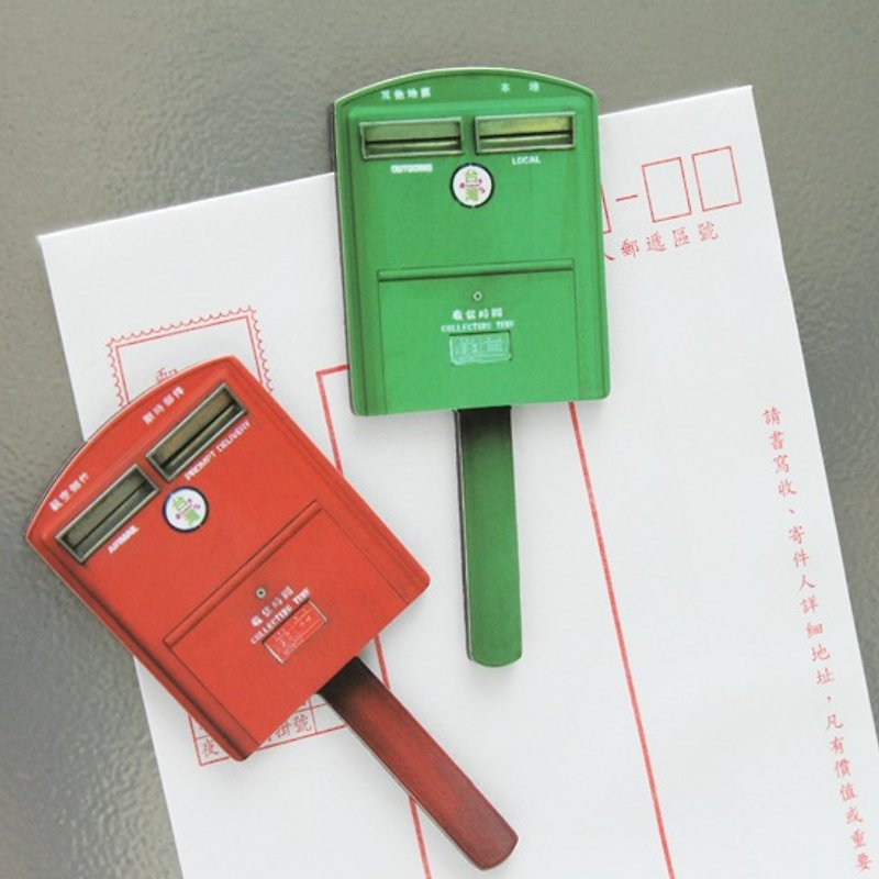 台湾好物磁铁–邮筒 - 冰箱贴/磁贴 - 纸 红色