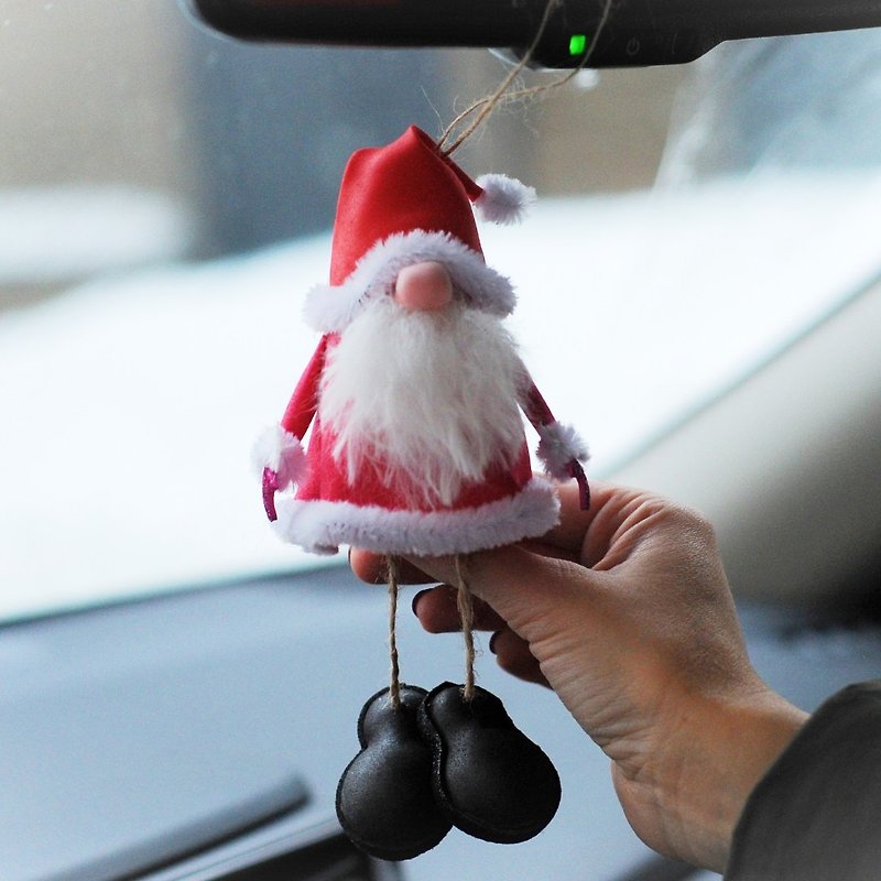 圣诞老人侏儒圣诞装饰品，用于家居、树木和汽车装饰。圣诞老人侏儒圣诞饰品 - 玩偶/公仔 - 防水材质 红色