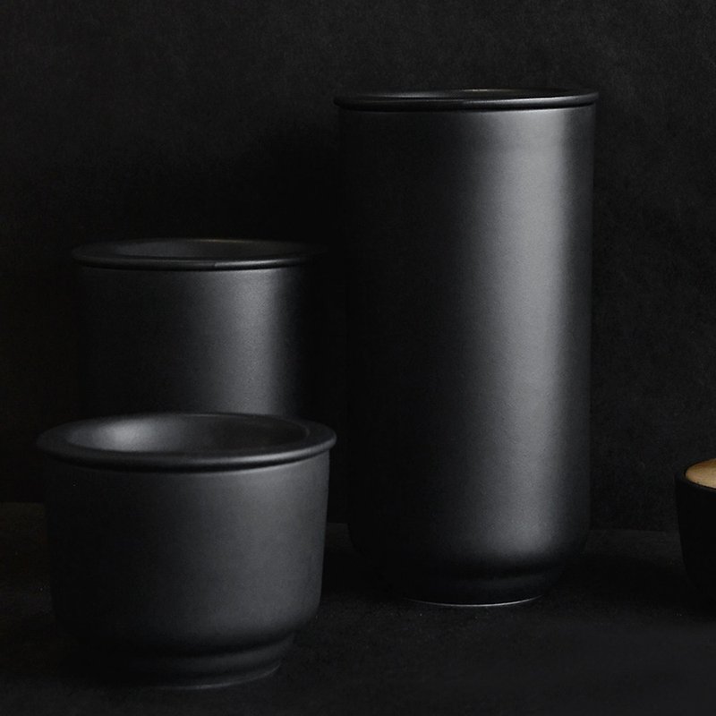 【绝版限量款】丹麦Morsø 皇家黑爵士陶瓷密封储物罐-1.2L - 厨房用具 - 瓷 黑色