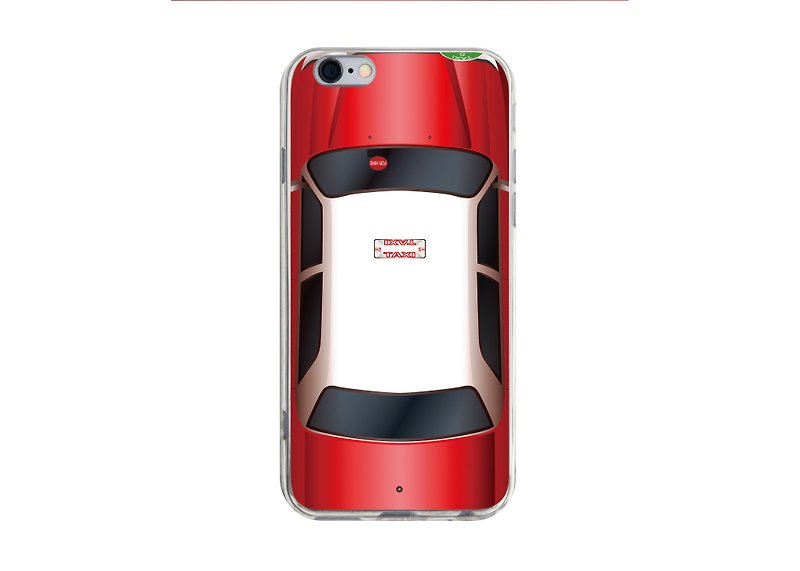 香港的士 红色 iPhone 13 Pro Max 12 11 XS XR X SE 三星S21Note - 手机壳/手机套 - 塑料 多色
