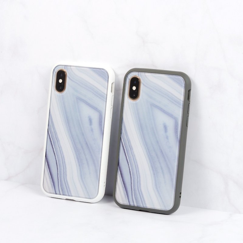 Mod NX边框背盖两用手机手机壳/质感石纹-极地 for iPhone系列 - 手机配件 - 塑料 多色