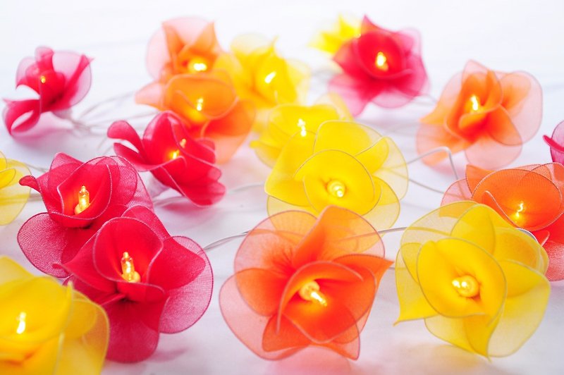 Romantic Autumn Flower String Lights for Decoration,Wedding,Party,Bedroom - 灯具/灯饰 - 纸 