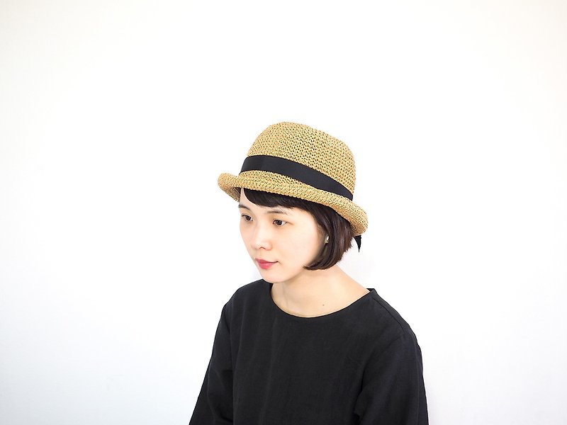 KIKONO帽子【Margaret-マーガレット】 - 帽子 - 其他材质 咖啡色