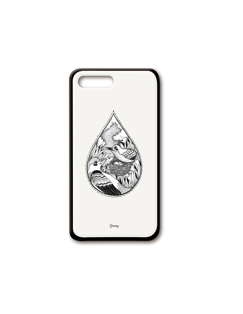 iPhone 14pro水滴 小鸟  雾面 手机软壳  /Samsung/含礼盒/ - 手机壳/手机套 - 塑料 白色