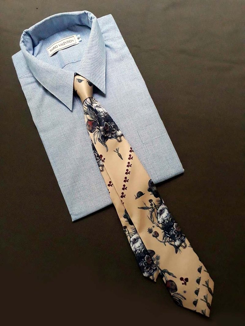 兔子先生 插画家系列领带 Neck Ties - 领带/领带夹 - 聚酯纤维 多色