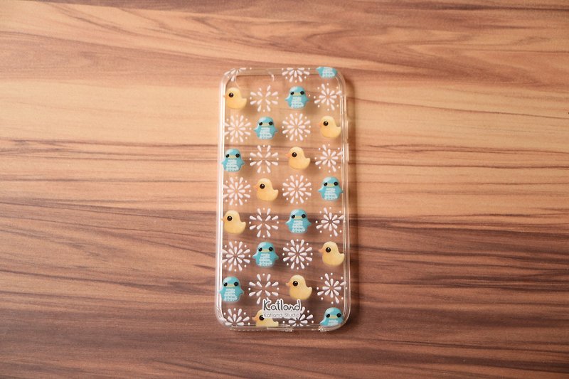 自家设计 - 小鸭小企鹅手机壳 保护套Phone Case P01_0 - 手机壳/手机套 - 塑料 蓝色
