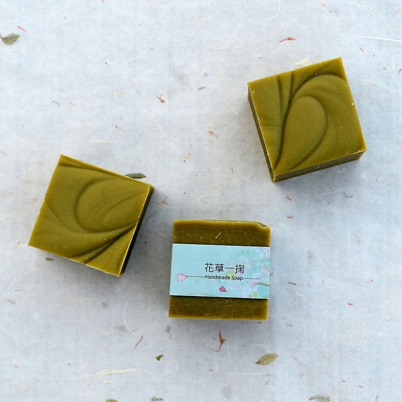 [花草一掬]酪梨艾草皂 - 肥皂/手工皂 - 其他材质 绿色