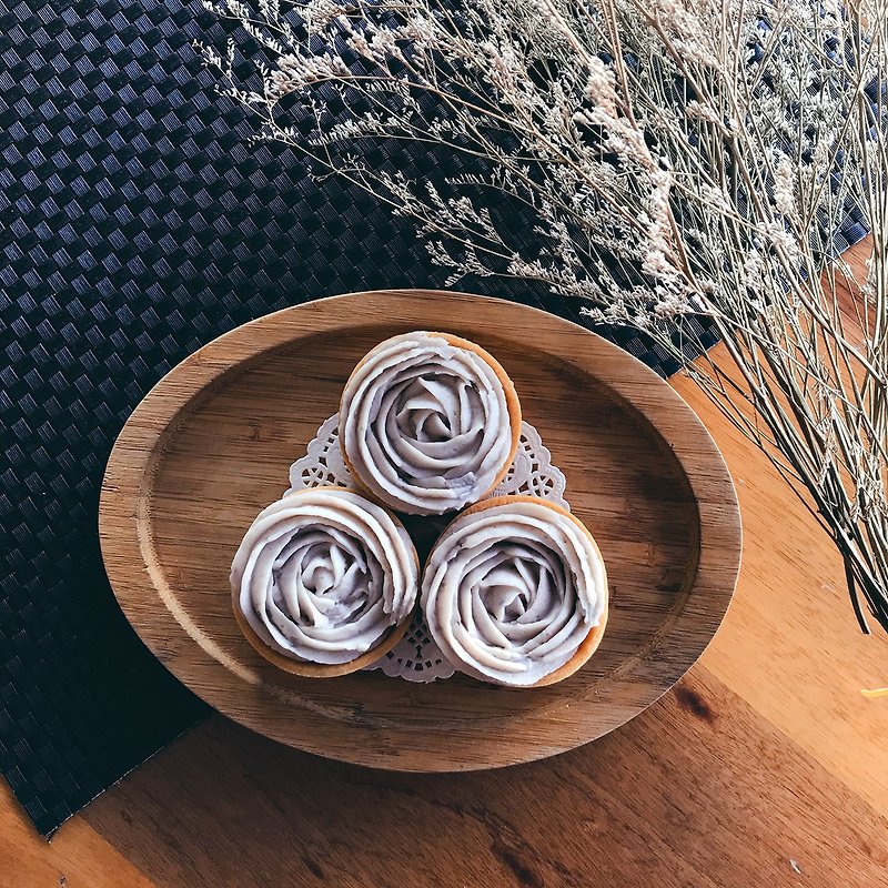幸福岚甜点 玫瑰紫芋塔 Taro Tart ６颗分享装【冷藏】 - 蛋糕/甜点 - 新鲜食材 