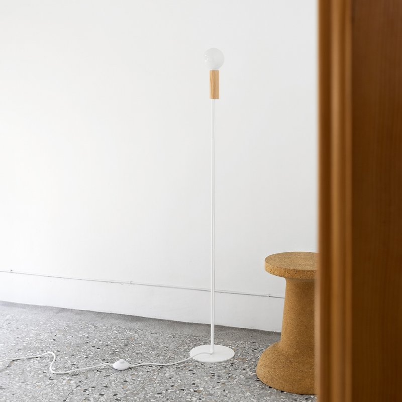 CHERRY Floor Lamp | 木制磁性吸附立灯 | 原色 - 灯具/灯饰 - 其他金属 