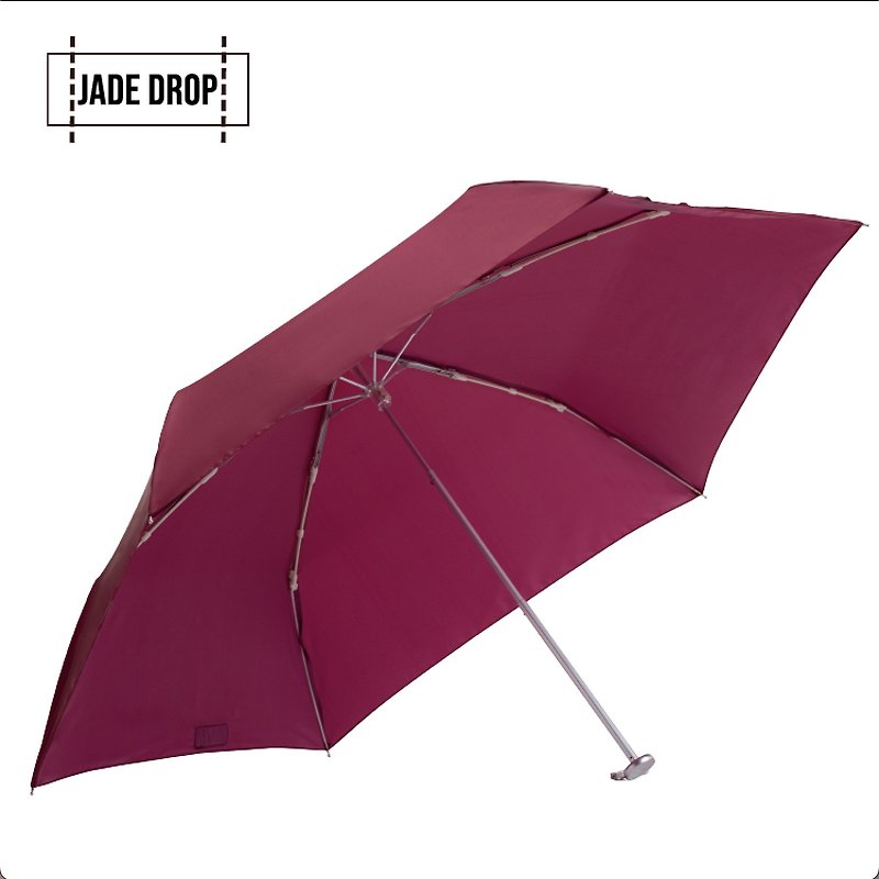 【JD美肤伞】中式庭园。胭脂红 Carmine - 雨伞/雨衣 - 聚酯纤维 红色